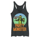 キャラクター 黒色 ブラック タンクトップ ヘザー 【 LICENSED CHARACTER UNIVERSAL MONSTERS CREATURE FROM THE BLACK LAGOON PARTY TANK TOP / BLACK HEATHER 】 キッズ ベビー マタニティ トップス Tシャツ カットソー