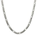 ブランド名Unbranded性別mens (adult)商品名Stainless Steel 5.6 mm Figaro Chain Necklaceカラー/Silver/Tone