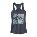 キャラクター クラブ グラフィック タンクトップ 藍色 インディゴ 【 LICENSED CHARACTER THE BREAKFAST CLUB GROUP PORTRAIT GRAPHIC TANK INDIGO 】