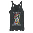 LN^[ fBtF_[ OtBbN ^Ngbv F ubN wU[ y LICENSED CHARACTER VOLTRON RETRO DEFENDER SPACE DISTRESSED GRAPHIC TANK TOP / BLACK HEATHER z LbY xr[ }^jeB gbv