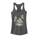 グラフィック タンクトップ チャコール スターウォーズ 【 STAR WARS LAST JEDI PORGS BIG EYES CUTE GRAPHIC TANK / CHARCOAL 】 キッズ ベビー マタニティ トップス パーカー