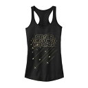 ゴールド プラチナム レベル ロゴ グラフィック タンクトップ 黒色 ブラック スターウォーズ 【 STAR WARS LAST JEDI GOLD PLATINUM REBEL FLEET LOGO GRAPHIC TANK TOP / BLACK 】 キッズ ベビー マタニティ トップ