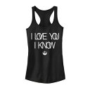 レベル グラフィック タンクトップ 黒色 ブラック スターウォーズ 【 STAR WARS I LOVE YOU KNOW REBEL SYMBOL GRAPHIC TANK TOP / BLACK 】 キッズ ベビー マタニティ トップス パーカー