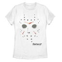 キャラクター グラフィック Tシャツ 白色 ホワイト 【 LICENSED CHARACTER FRIDAY THE 13TH JASON VOORHEES COSTUME MASK GRAPHIC TEE / WHITE 】 キッズ ベビー マタニティ トップス カットソー