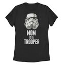 キャラクター ストームトゥルーパー Tシャツ 黒色 ブラック スターウォーズ 【 LICENSED CHARACTER STAR WARS STORMTROOPER MOM IS A TROOPER TEE / BLACK 】 キッズ ベビー マタニティ トップス カットソー