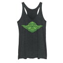 【★Fashion THE SALE★1/14迄】キャラクター タンクトップ 黒色 ブラック ヘザー スターウォーズ ST. PATRICK'S 【 LICENSED CHARACTER STAR WARS YODA SHAMROCK FACE DAY TANK TOP / BLACK HEATHER 】 キッズ ベビー マタニティ トップス パーカー