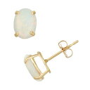 【★スーパーSALE★6/11午前2時迄】ゴールド イヤリング 白色 ホワイト 【 UNBRANDED DESIGNS BY GIOELLI LAB-CREATED OPAL 10K GOLD OVAL STUD EARRINGS / WHITE 】 ジュエリー アクセサリー レディースジュエリー(4)