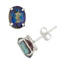 ブランド名Unbranded性別womens (adult)商品名Designs by Gioelli Mystic Topaz 10k White Gold Oval Stud Earringsカラー/Blue