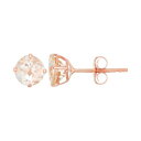 [Y S[h CO y UNBRANDED 14K ROSE GOLD MORGANITE STUD EARRINGS / 14K ROSE z WG[ ANZT[ fB[XWG[