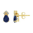 【★Fashion THE SALE★7/12午前10時迄】黄色 イエロー ゴールド ダイヤモンド イヤリング & T.W. 【 CELEBRATION GEM...