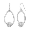 ブランド名PRIMROSE性別womens (adult)商品名Sterling Silver Crystal Ball Teardrop Earringsカラー/Silver/Tone