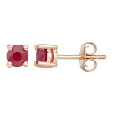 ゴールド イヤリング 【 UNBRANDED 14K GOLD RUBY STUD EARRINGS / 】 ジュエリー アクセサリー レディースジュエリー