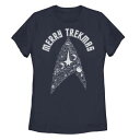 キャラクター シリーズ Tシャツ 紺色 ネイビー TREK: 【 LICENSED CHARACTER STAR THE ORIGINAL SERIES MERRY TREKMAS TEE / NAVY 】 キッズ ベビー マタニティ トップス カットソー(4)