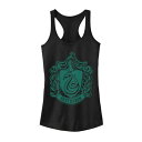 キャラクター グラフィック タンクトップ 黒色 ブラック 【 LICENSED CHARACTER HARRY POTTER SLYTHERIN SIMPLE HOUSE CREST GRAPHIC TANK / BLACK 】 キッズ ベビー マタニティ トップス パーカー