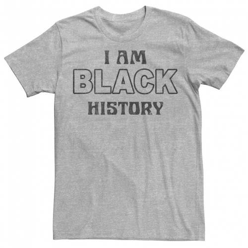 キャラクター 黒色 ブラック Tシャツ ヘザー 【 LICENSED CHARACTER I AM BLACK HISTORY TEE / ATHLETIC HEATHER 】 メンズファッション トップス カットソー