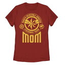 キャラクター ロゴ Tシャツ 赤 レッド MOTHER'S 【 LICENSED CHARACTER CAPTAIN MARVEL DAY MOM LOGO TEE / RED 】 キッズ ベビー マタニティ トップス カットソー