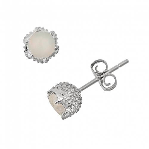 銀色 シルバー イヤリング 【 CELEBRATION GEMS STERLING SILVER OPAL STUD EARRINGS / 】 ジュエリー アクセサリー レディースジュエリー(4)