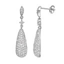 銀色 シルバー イヤリング 白色 ホワイト 【 SOPHIE MILLER CUBIC ZIRCONIA STERLING SILVER TEARDROP EARRINGS / WHITE 】 ジュエリー アクセサリー レディースジュエリー