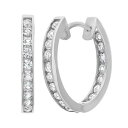 ブランド名Unbranded性別womens (adult)商品名Lab-Created White Sapphire 10k White Gold Hoop Earringsカラー/White