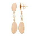 【★Fashion THE SALE★7/12午前10時迄】ローズ ゴールド 銀色 シルバー パール イヤリング 【 UNBRANDED 18K ROSE GOLD OVER SILVER AKOYA CULTURED PEARL DROP EARRINGS / ROSE TONE 】 ジュエリー アクセサリー レディースジュエリー(4)