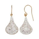 ブランド名Unbranded性別womens (adult)商品名Crystal 14k Gold Over Silver Teardrop EarringsカラーWhite