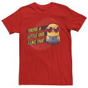 LN^[ TVc  bh YOU'RE y LICENSED CHARACTER MINIONS A LITTLE ODD I LIKE THAT TEE / RED z Yt@bV gbvX Jbg\[