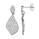 F Vo[ CO F zCg y SOPHIE MILLER STERLING SILVER CUBIC ZIRCONIA DROP EARRINGS / WHITE z WG[ ANZT[ fB[XWG[