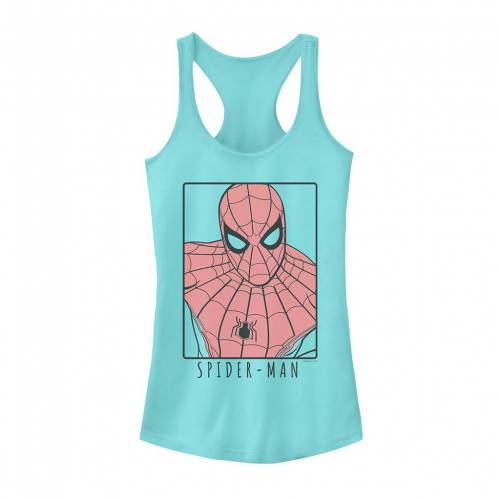 キャラクター タンクトップ 【 LICENSED CHARACTER MARVEL SPIDER-MAN FAR FROM HOME SIMPLE OUTLINE POSTER TANK TOP / CANCUN 】 キッズ ベビー マタニティ トップス パーカー