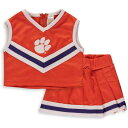 ベビー 赤ちゃん用 橙 オレンジ クレムソン タイガース 【 UNBRANDED S TODDLER ORANGE CLEMSON TIGERS TWO-PIECE CHEER SET / CLM ORANGE 】 キッズ マタニティ ドレス