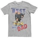 キャラクター Tシャツ WORLD'S 【 LICENSED CHARACTER DESPICABLE ME MINIONS BEST DAD TEE / 】 ...