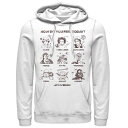 【★Fashion THE SALE★7/12午前10時迄】フーディー パーカー 白色 ホワイト スターウォーズ 【 STAR WARS FEELINGS GROUP POSTER HOODIE / WHITE 】 メンズファッション トップス スウェット トレーナー