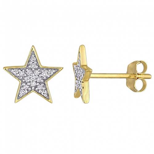 ڡѡSALE6/112ۥ   T.W.  STELLA GRACE 10K GOLD 1/10 CARAT DIAMOND STAR STUD EARRINGS / 10K GOLD  奨꡼ ꡼ ǥ奨꡼