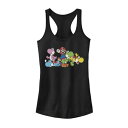 【★Fashion THE SALE★1/14迄】キャラクター グラフィック タンクトップ 黒色 ブラック 【 LICENSED CHARACTER NINTENDO SUPER MARIO YOSHI RIDE GROUP MASHUP GRAPHIC TANK / BLACK 】 キッズ ベビー マタニティ トップス