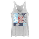 【★Fashion THE SALE★1/14迄】キャラクター グラフィック タンクトップ 白色 ホワイト ヘザー 【 LICENSED CHARACTER NINTENDO SUPER MARIO OUTLINE PANELS GRAPHIC TANK / WHITE HEATHER 】 キッズ ベビー マタニティ トップス