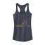 饯 ȥ饤  եå 󥯥ȥå  ǥ  LICENSED CHARACTER NINTENDO SUPER MARIO RETRO STRIPE WALK GRAPHIC TANK TOP / INDIGO  å ٥ӡ ޥ˥ƥ ȥåץ