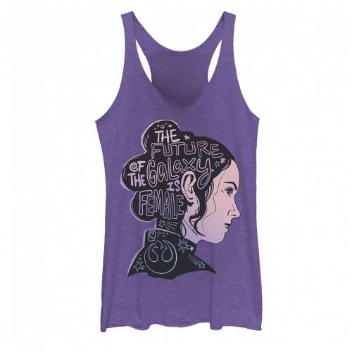 ����饯���� ����饯���� ����ե��å� ���󥯥ȥå� �������������� �� LICENSED CHARACTER STAR WARS REY THE FUTURE OF GALAXY IS FEMALE GRAPHIC TANK TOP / �� ���å� �٥ӡ� �ޥ��˥ƥ� �ȥåץ�