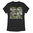 キャラクター Tシャツ 黒色 ブラック スターウォーズ: 【 LICENSED CHARACTER STAR WARS: THE MANDALORIAN CHILD COOKIE STEALER R12 TEE / BLACK 】 キッズ ベビー マタニティ トップス カットソー
