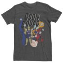 キャラクター ジャム Tシャツ チャコール ヘザー スペースジャム 【 LICENSED CHARACTER SPACE JAM 2 GOON SQUAD GROUP PORTRAIT TEE / CHARCOAL HEATHER 】 メンズファッション トップス カットソー