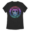 キャラクター ギャラクシー 虹色 レインボー グラフィック Tシャツ 黒色 ブラック 【 LICENSED CHARACTER MARVEL GUARDIANS OF THE GALAXY STAR-LORD RAINBOW OUTLAW GRAPHIC TEE / BLACK 】 キッズ ベビー マタニティ ト