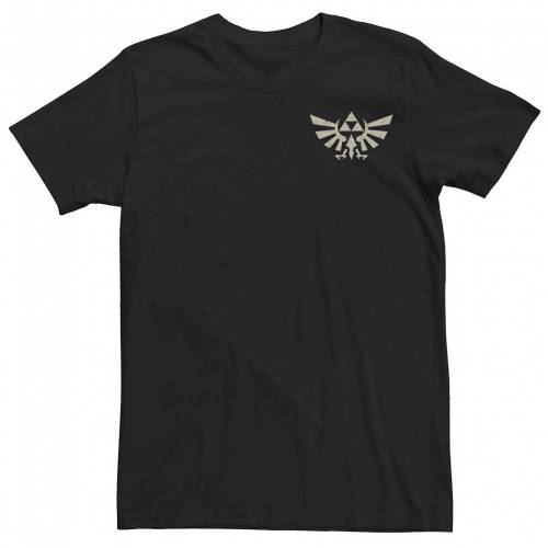 キャラクター レジェンド Tシャツ 【 LICENSED CHARACTER THE LEGEND OF ZELDA HYRULE CREST AND MAP TEE / 】 メンズファッション トップス カットソー