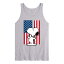 ڤڡۡۥ饯 ԡʥå ̡ԡ 󥯥ȥå  졼  LICENSED CHARACTER PEANUTS SNOOPY USA FLAG TANK GREY ۢ줢