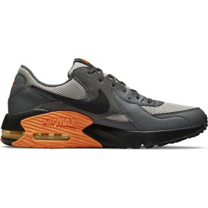 ナイキ マックス スニーカー 運動靴 灰色 グレー グレイ 橙 オレンジ エアマックス スニーカー 【 GRAY ORANGE NIKE EXCEE RUNNING SHOES 】