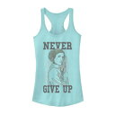 キャラクター プリンセス タンクトップ スターウォーズ 【 LICENSED CHARACTER STAR WARS PRINCESS LEIA NEVER GIVE UP TANK TOP / CANCUN 】 キッズ ベビー マタニティ トップス Tシャツ カットソー