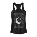 タンクトップ 黒色 ブラック 【 UNBRANDED TAROT CARD MOON TANK TOP / BLACK 】 キッズ ベビー マタニティ トップス パーカー