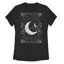 【★スーパーSALE★12/11深夜2時迄】Tシャツ 黒色 ブラック 【 UNBRANDED TAROT CARD MOON TEE / BLACK 】 キッズ ベビー マタニティ トップス カットソー