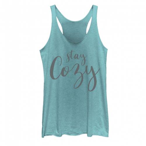 グラフィック タンクトップ 青色 ブルー 【 UNBRANDED STAY COZY GRAPHIC TANK TAHITI BLUE 】