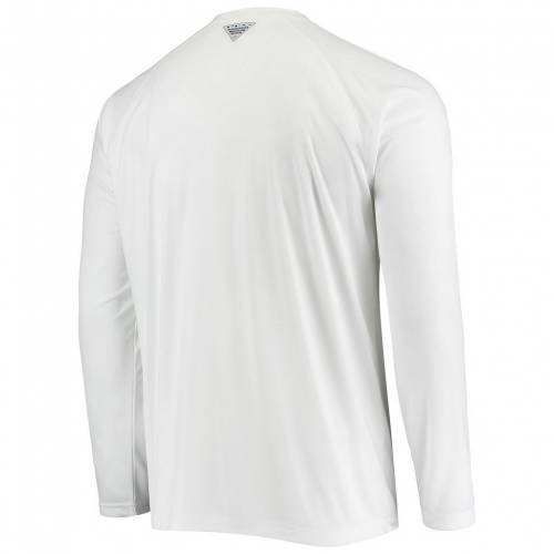 白色 ホワイト フィラデルフィア フィリーズ ラグラン スリーブ Tシャツ 長袖 【 SLEEVE UNBRANDED COLUMBIA WHITE AMERICANA TERMINAL TACKLE OMNISHADE RAGLAN TSHIRT PHL 】