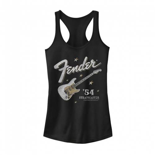 【★スーパーSALE★6/11午前2時迄】キャラクター タンクトップ 黒色 ブラック '54 【 LICENSED CHARACTER FENDER STRATOCASTER TANK TOP / BLACK 】 キッズ ベビー マタニティ トップス パーカー