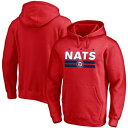 ファナティクス 赤 レッド ワシントン ナショナルズ フーディー パーカー 【 FANATICS BRANDED RED WASHINGTON NATIONALS NATS FLAG HOMETOWN PULLOVER HOODIE / NAT RED 】 メンズファッション トップス スウェット ト