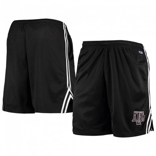 チャンピオン 黒色 ブラック テキサス アギーズ チーム ラクロス ショーツ ハーフパンツ テキサスA&M 【 TEAM LACROSSE CHAMPION BLACK SHORTS TAM 】